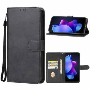 For Tecno Pop 7 Leather Phone Case(Black)