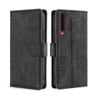 For Rakuten Big Skin Feel Crocodile Magnetic Clasp Leather Phone Case(Black)