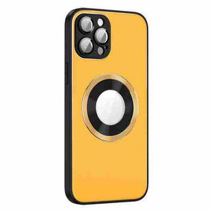 For iPhone 11 Pro AG Frosted Aluminum Alloy Magsafe Magnetic Phone Case with Lens Film(Dark Gold)