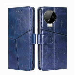 For Infinix Note 12 Pro 4G / Note 12 2023 Geometric Stitching Flip Leather Phone Case(Blue)