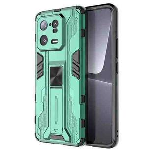 For Xiaomi 13 Pro 5G Supersonic PC + TPU Shock-proof Protective Phone Case with Holder(Green)