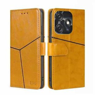 For Tecno Spark GO 2023 / Pop 7/Pop 7 Pro Geometric Stitching Flip Leather Phone Case(Yellow)
