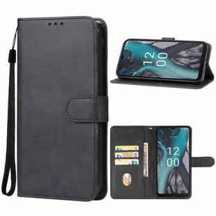 For Nokia C22 Leather Phone Case(Black)