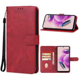 For Xiaomi Redmi Note 12S Leather Phone Case(Red)