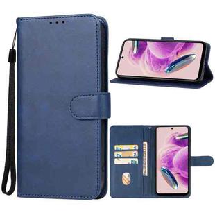 For Xiaomi Redmi Note 12S Leather Phone Case(Blue)