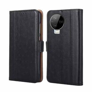 For Infinix Note 12 Pro 4G Ostrich Texture Flip Leather Phone Case(Black)