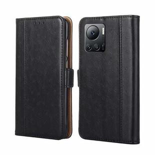 For Infinix Note 12 VIP Ostrich Texture Flip Leather Phone Case(Black)