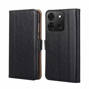 For Infinix Smart 7 Ostrich Texture Flip Leather Phone Case(Black)