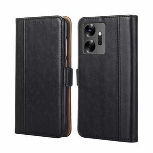 For Infinix Zero 20 Ostrich Texture Flip Leather Phone Case(Black)