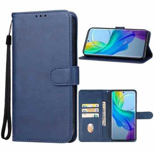 For vivo Y78+ Leather Phone Case(Blue)