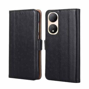 For vivo Y100 5G Ostrich Texture Flip Leather Phone Case(Black)