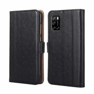 For Rakuten Big S Ostrich Texture Flip Leather Phone Case(Black)