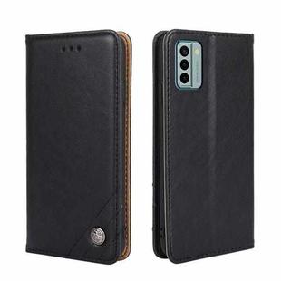 For Nokia G22 Non-Magnetic Retro Texture Leather Phone Case(Black)