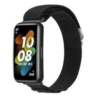 For Huawei Band 7 Loop Nylon Watch Band(Black)