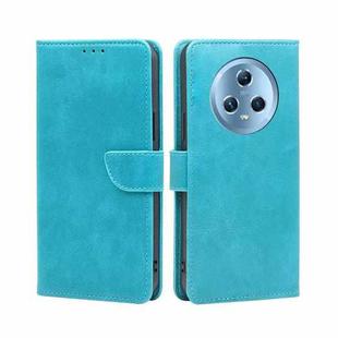 For Honor Magic5 Calf Texture Buckle Flip Leather Phone Case(Blue)