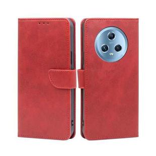 For Honor Magic5 Calf Texture Buckle Flip Leather Phone Case(Red)