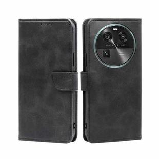 For OPPO Find X6 5G Calf Texture Buckle Flip Leather Phone Case(Black)