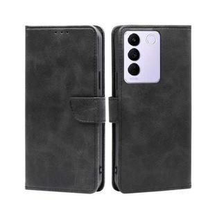 For vivo S16e Calf Texture Buckle Flip Leather Phone Case(Black)