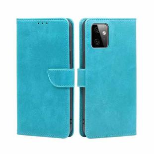 For Motorola Moto G Power 2023 Calf Texture Buckle Flip Leather Phone Case(Blue)