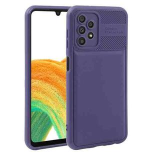 For Samsung Galaxy A33 5G Twill Texture TPU Shockproof Phone Case(Purple)