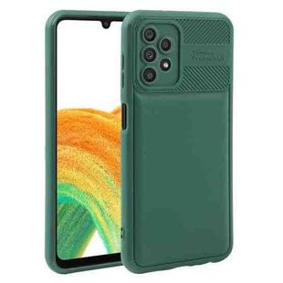 For Samsung Galaxy A33 5G Twill Texture TPU Shockproof Phone Case(Green)