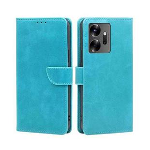 For Infinix Zero 20 Calf Texture Buckle Flip Leather Phone Case(Blue)