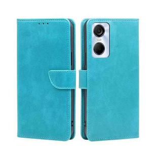 For Tecno Pop 6 Pro Calf Texture Buckle Flip Leather Phone Case(Blue)