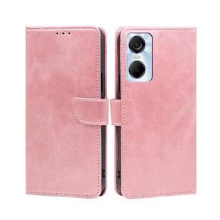 For Tecno Pop 6 Pro Calf Texture Buckle Flip Leather Phone Case(Rose Gold)
