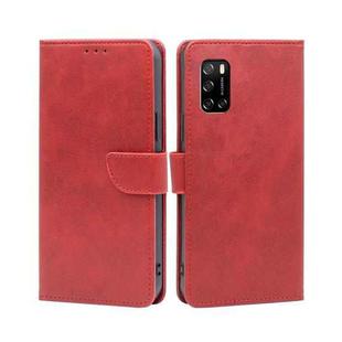 For Rakuten Big S Calf Texture Buckle Flip Leather Phone Case(Red)