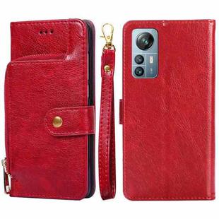 For Blackview A85 Zipper Bag Leather Phone Case(Red)