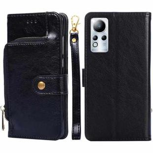 For Infinix Note 11 Zipper Bag Leather Phone Case(Black)