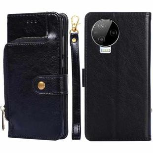 For Infinix Note 12 Pro 4G Zipper Bag Leather Phone Case(Black)