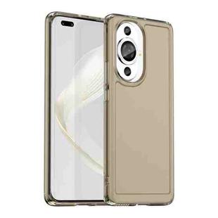 For Huawei Nova 11 Ultra Candy Series TPU Phone Case(Transparent Grey)