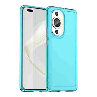 For Huawei Nova 11 Pro Candy Series TPU Phone Case(Transparent Blue)