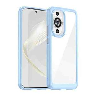 For Huawei Nova 11 Colorful Series Acrylic + TPU Phone Case(Blue)