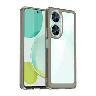 For Huawei Enjoy 60 Pro Colorful Series Acrylic + TPU Phone Case(Transparent Grey)