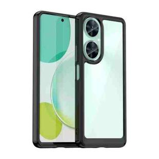 For Huawei Maimang 20 Colorful Series Acrylic + TPU Phone Case(Black)