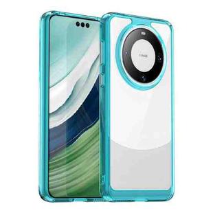 For Huawei Mate 60 Pro+ Colorful Series Acrylic + TPU Phone Case(Transparent Blue)