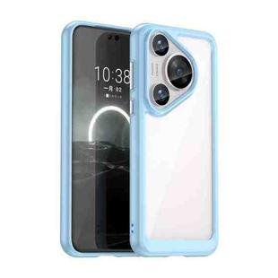 For Huawei Pura 70 Pro Colorful Series Acrylic + TPU Phone Case(Blue)