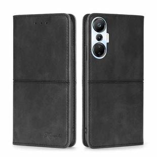 For Infinix Hot 20S Cow Texture Magnetic Horizontal Flip Leather Phone Case(Black)