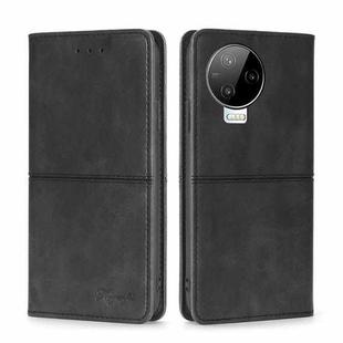 For Infinix Note 12 Pro 4G/Note 12 2023 Cow Texture Magnetic Horizontal Flip Leather Phone Case(Black)