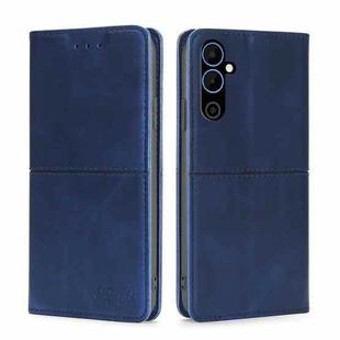 For Tecno Pova Neo 2 Cow Texture Magnetic Horizontal Flip Leather Phone Case(Blue)