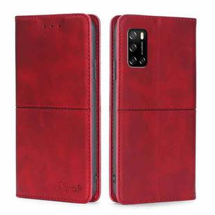 For Rakuten Big S Cow Texture Magnetic Horizontal Flip Leather Phone Case(Red)