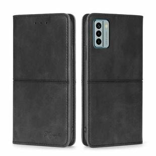 For Nokia G22 Cow Texture Magnetic Horizontal Flip Leather Phone Case(Black)