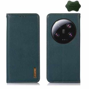 For Xiaomi 13 Ultra KHAZNEH Nappa Top Layer Cowhide Leather Phone Case(Green)