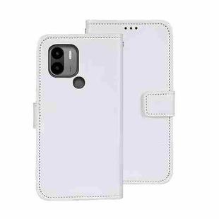 For Xiaomi Poco C51 idewei Crazy Horse Texture Leather Phone Case with Holder(White)