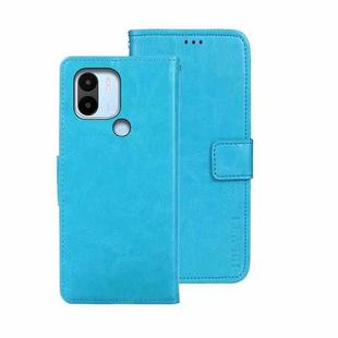 For Xiaomi Redmi A2+ idewei Crazy Horse Texture Leather Phone Case with Holder(Sky Blue)