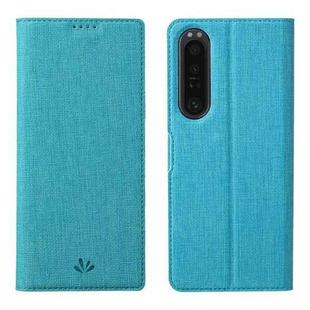 For Sony Xperia 1 V ViLi DMX Series Shockproof Magnetic Leather Phone Case(Blue)