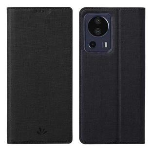 For Xiaomi 13 Lite ViLi DMX Series Shockproof Magnetic Leather Phone Case(Black)