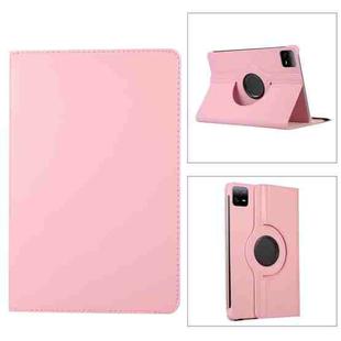 For Xiaomi Pad 6 / Pad 6 Pro 360 Degree Rotation Litchi Texture Leather Tablet Case(Pink)